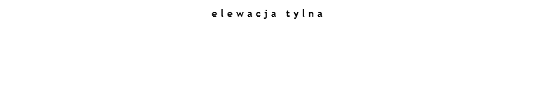 elewacja tylna 