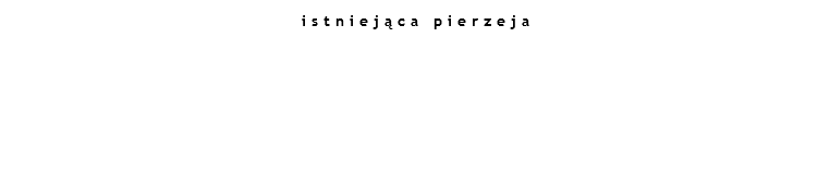 istniejąca pierzeja 