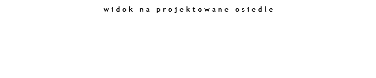 widok na projektowane osiedle 